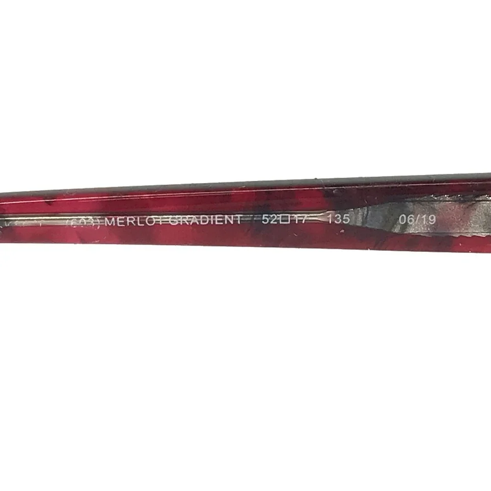 Anne Klein Eyeglasses Frames AK5076 603 Merlot Gradient Red Tortoise 52-17-135